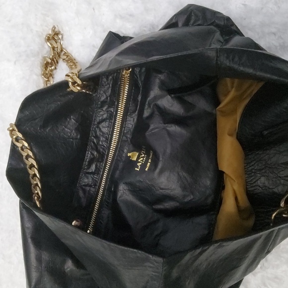 LANVIN Vintage Leather Tote - Picture 8 of 14